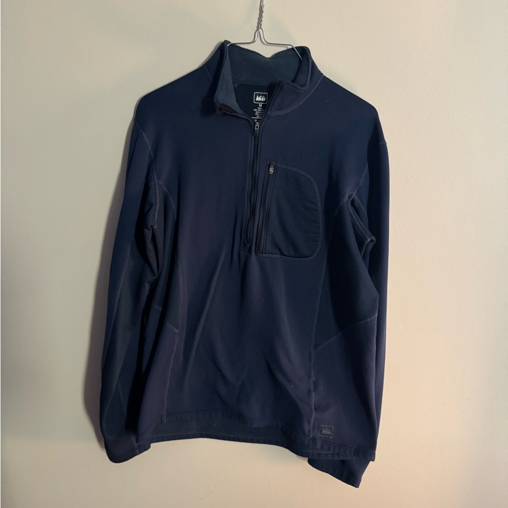 REI Dark Blue Half-Zip Fleece